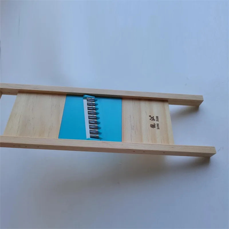 Fries Grid Stainless Potato Grid Steel Potato Kitchen Wooden