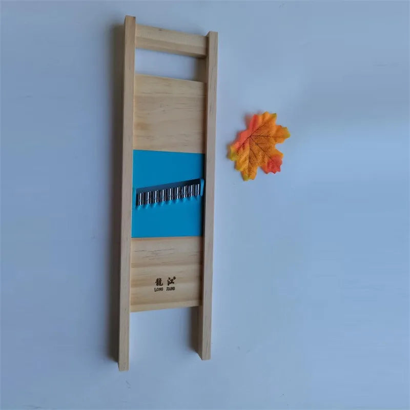 Fries Grid Stainless Potato Grid Steel Potato Kitchen Wooden