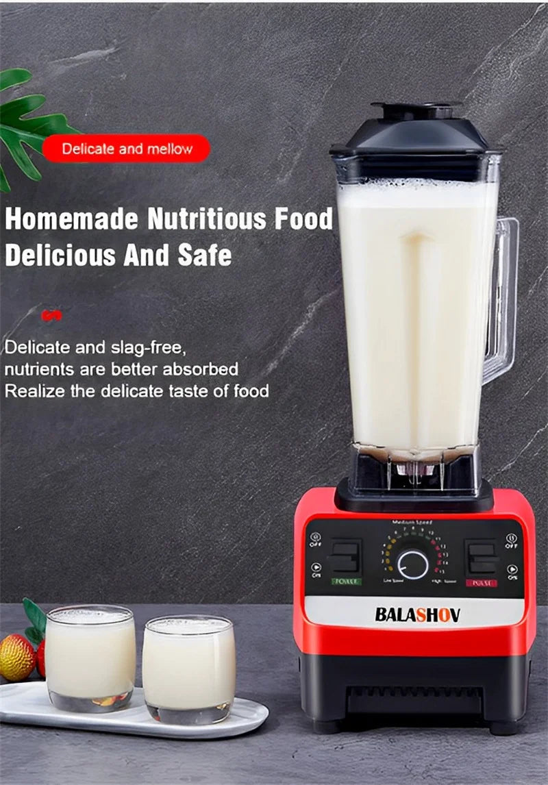 2000W Heavy Duty Commercial Grade Blender Mixer Juicer