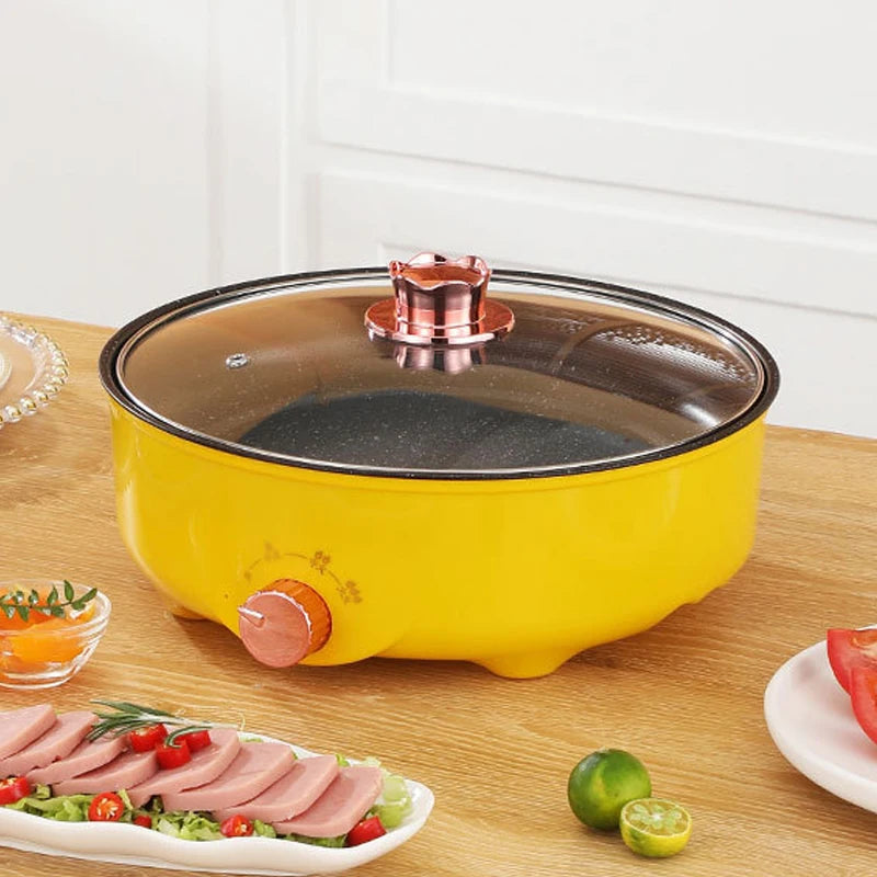 Multicooker Skillet Eggs Soup Cooking Pot Hotpot Noodles Cooker EU