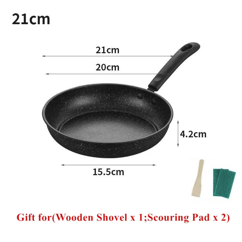 Cooking Pots Kitchen Egg Steak Skillet Kitchenware for Gas Induction Cooker