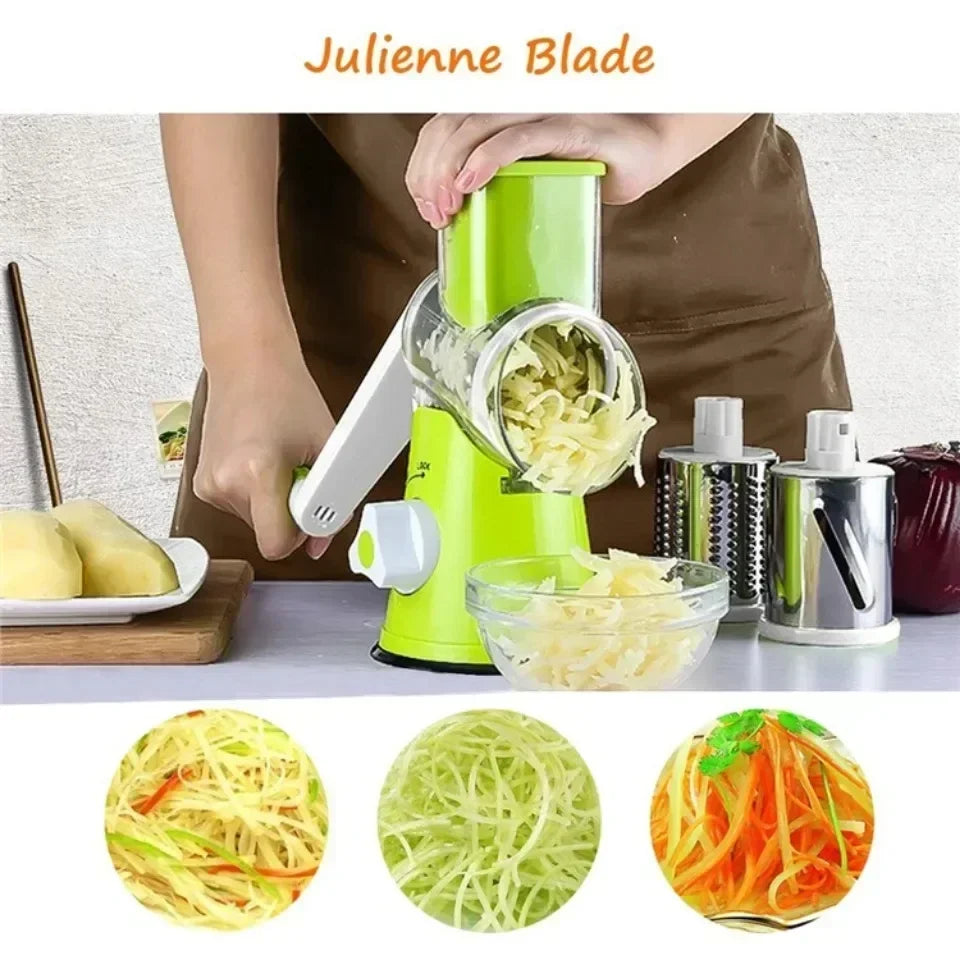 Vegetable Cutter & Slicer Manual Kitchen Cheese Chopper Machine