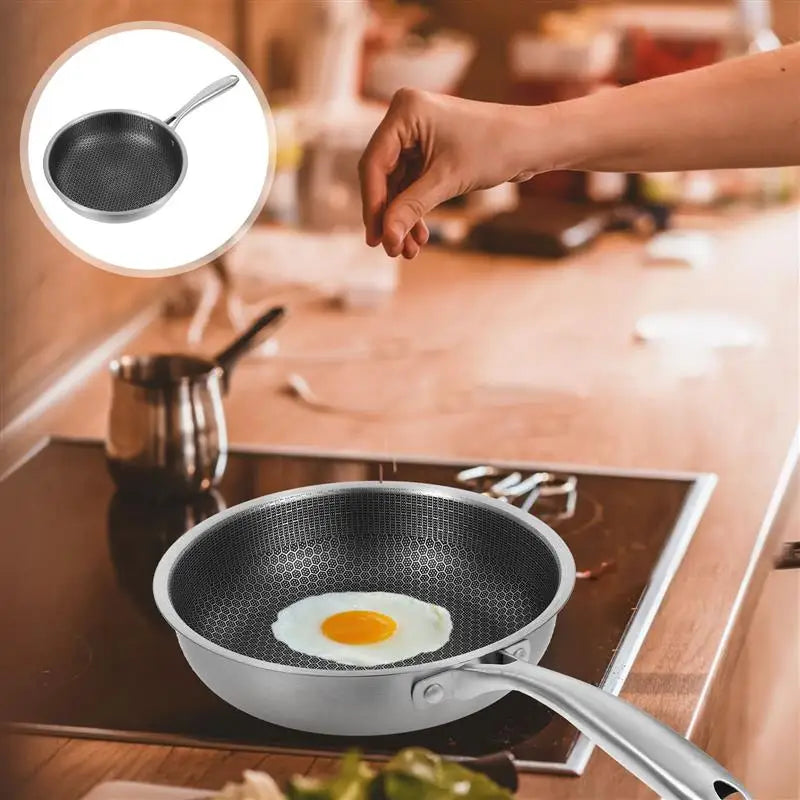 2024 New Honeycomb Frying Platter Stainless Steel
